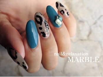 ネイルアンドリラクゼーション マーブル(MARBLE)/持ち込みネイル￥7,700