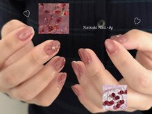 アンジュブラウン(angebrown)/ぷっくりお花ネイル【093】