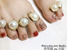 ノエル(Noel)/Foot☆ツイードネイル