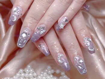 シーアンドビーネイル(C&B Nail)/ラメグラデーション