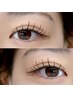 【eyelash】初回オフ無料◎フラットラッシュ100本＋カラー変更付き¥5500