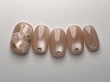 クレモアネイル 池袋西口店(CLEMORE NAIL)/マグネット×フラワーネイル