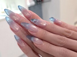 水光ネイル/マグネットネイル