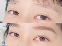 パルフェ(Parfait Eyelash Nail Salon)/シングル80本+アイブロウ