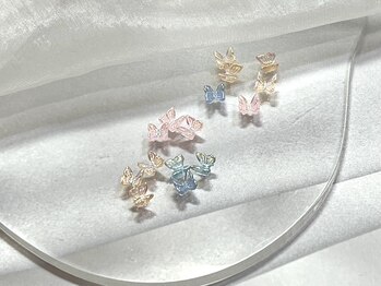 ネオリーブドレスネイルアンドアイラッシュ(Neolive dress nail&eyelash)/蝶々パーツ【dress】