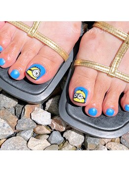 リグネイルスタジオ(Lig nail studio)/ミニオンネイル