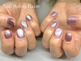 マグネットネイル/紫ネイル