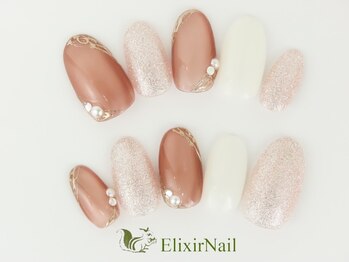 エリクサーネイル 神田(Elixir Nail)/シンプル/クーポン使用
