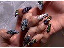 おまかせアート☆宇宙人襲来nail