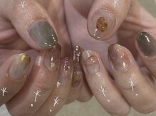 タロ(talo)/大阪/中津》淡色ネイル