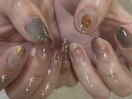 大阪/中津》淡色ネイル