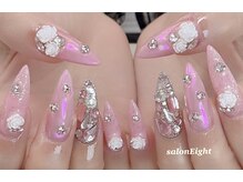 サロン エイト(salon Eight)の雰囲気（free 120》色んな煌めきのピンクネイル！キラキラ盛ってね。）