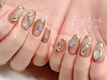 レリーネイル/メタルパーツ大人ビジューネイル