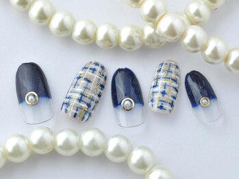 ティアリーネイル コレットマーレ店(Tiary Nail)/ツイードネイル