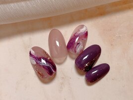 パープルもやもやニュアンス