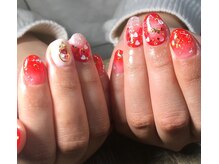 爪屋べっぴん堂/バレンタインネイル