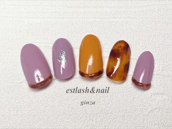 エストラッシュアンドネイル 銀座店(est lash&nail)/べっこうネイル