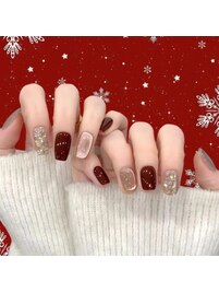 クリスマスネイル
