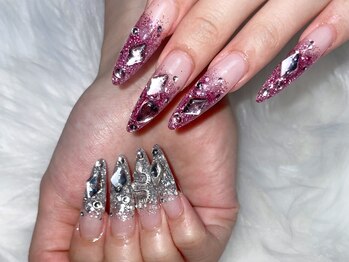 ネイルアルバ(Nail ALBA)/ラメグラネイル