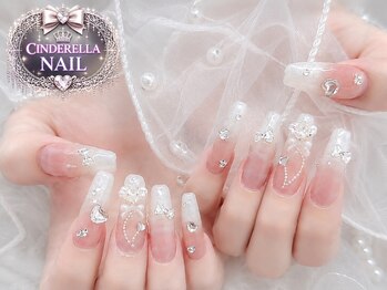 シンデレラネイル(CINDERELLA NAIL)/【チップ長さだしネイル】
