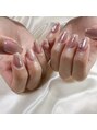 モグネイル(Mogunail) 大人ニュアンスネイルで秋ネイル♪