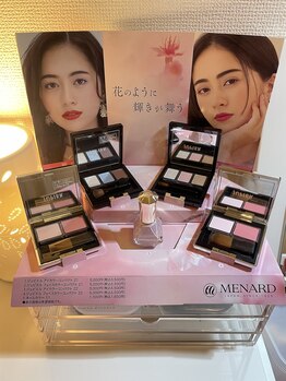 メナードフェイシャルサロン 山幹南武庫/新色春メイクです。