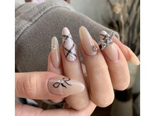 バイムーンサロン(By Moon Salon)/チェックネイル