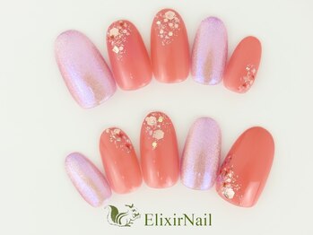 エリクサーネイル 神田(Elixir Nail)/シンプル/クーポン使用