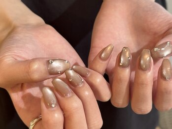 ファン ネイルサロン スクール(Fun)/ちゅるんマグネット×ストーン