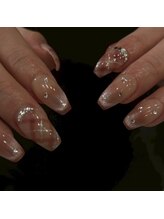 ジーナネイル 浦和美園(Zina nail)/ピンクチェックネイル