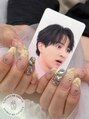 ネイルズガッシュ 溝の口店(NAILs GUSH) 埋め尽くし×フレンチでオタ活仕様(≧∇≦)
