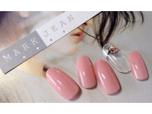 マークジーン 甲南山手(MARK JEAN)/ピンク×ラメフレンチ