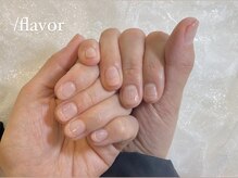 スラッシュフレーバー(/flavor)/ラメラインフレンチ♪