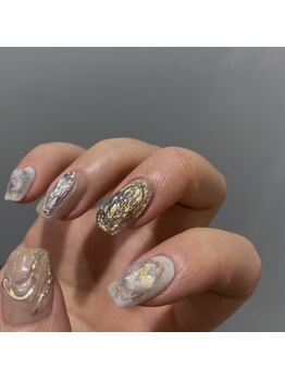 アオ 渋谷(ao.)/ミラーネイル