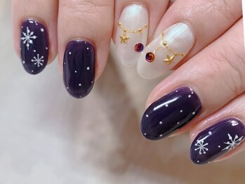 レアロット(LEALOT)/冬ネイル☆雪の結晶