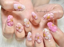 ツクシ 河原町(tsukushi)/お花ネイル
