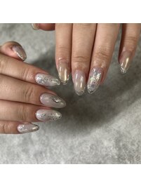 きらきらマグネットネイル