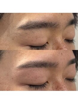 メンズ眉毛サロンラボ 横浜西口店/ナチュラルな眉毛にしたい！