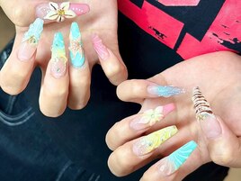 夏盛りだくさん！海外ネイル☆