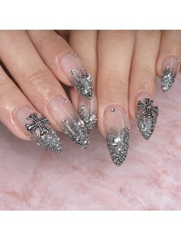 エムサロン(M salon)/BLACK Flash nail