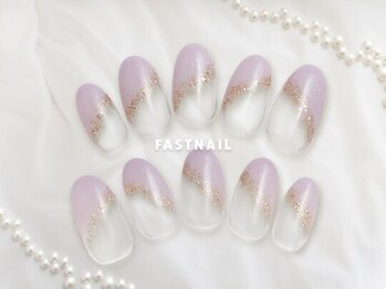 ファストネイル 本厚木駅前店(FAST NAIL)/グリーン 春ネイル 【11872】
