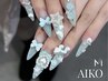 【AIKO指名】パーツ250種類♪チップ長さだしワンカラー＋パーツ乗せ放題☆.*