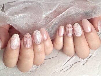 エムネイル(eM nail)/【トレンド】レースネイル