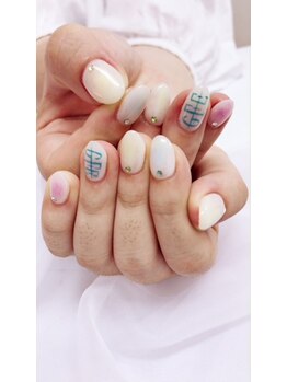 ネイルサロンアンドジュエリー アリュール(ALLURE)/ふんわりチークネイル♪