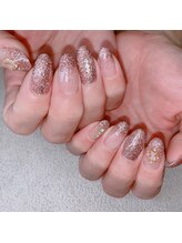 レイネイル レイアイ 各務原店(RAY NAIL & ray eye)/ラメグラデーションネイル