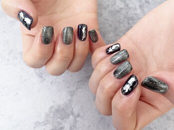 エムスラッシュ ネイル センター北店(M.SLASH)/パラジェル マグネットネイル