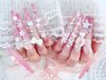 -120min-パーツつけ放題/ワンカラーベース/¥10,000長さだし10本＋¥5500