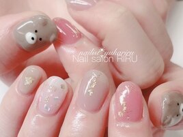 3Dネイル/くまネイル