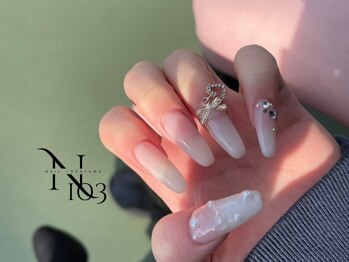 イチマルサン(N゜103)の写真/イベント・トレンドネイルは是非当店に♪華やかさをPlusしてつい自慢したくなる指先へ★長さ出し/パーツ