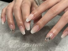 ベイビーブーマーでキレイめネイルに☆オフィスにもおすすめ◎